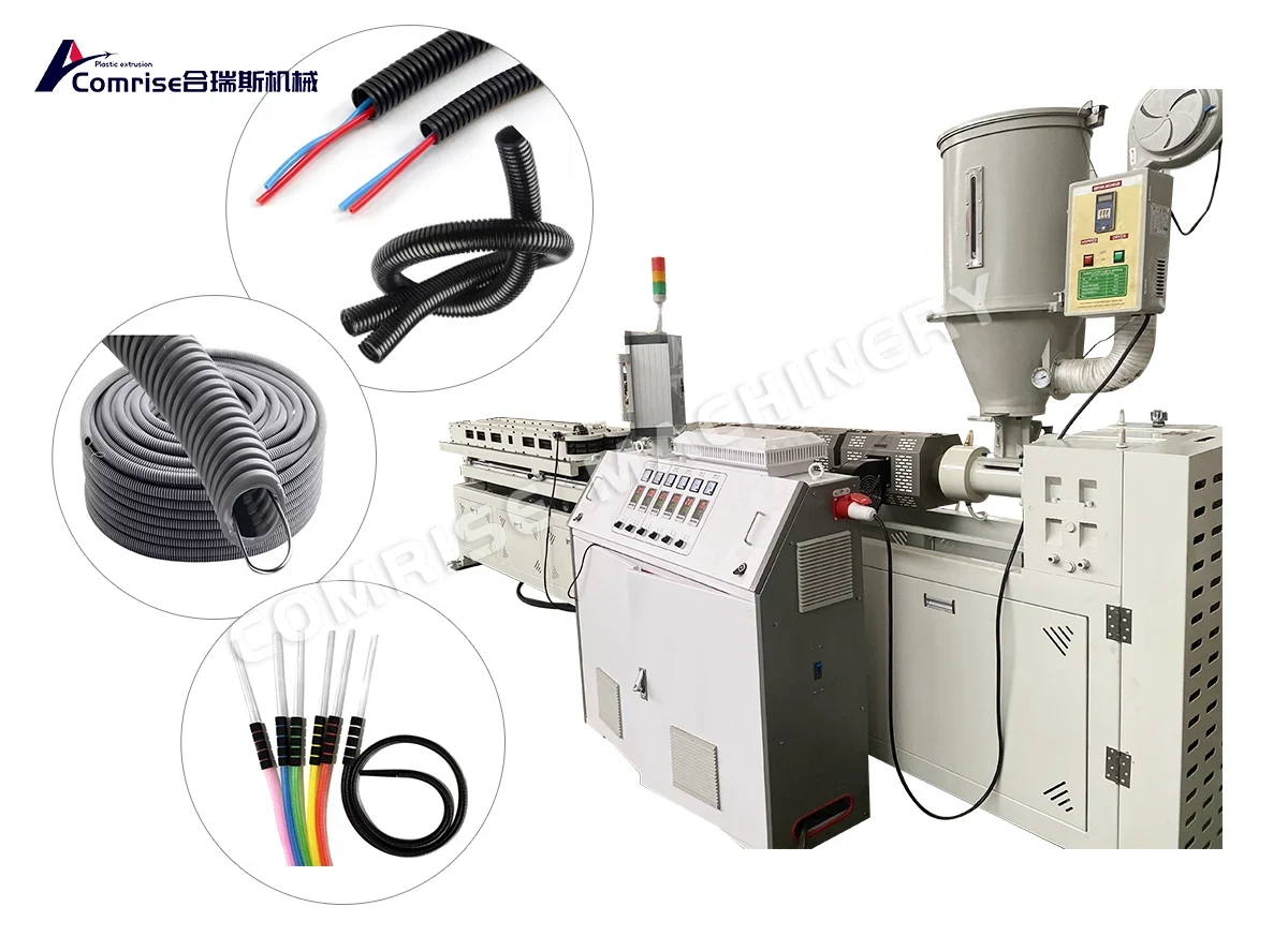Máquina de tubo corrugado de parede única Máquina de tubo corrugado de parede única