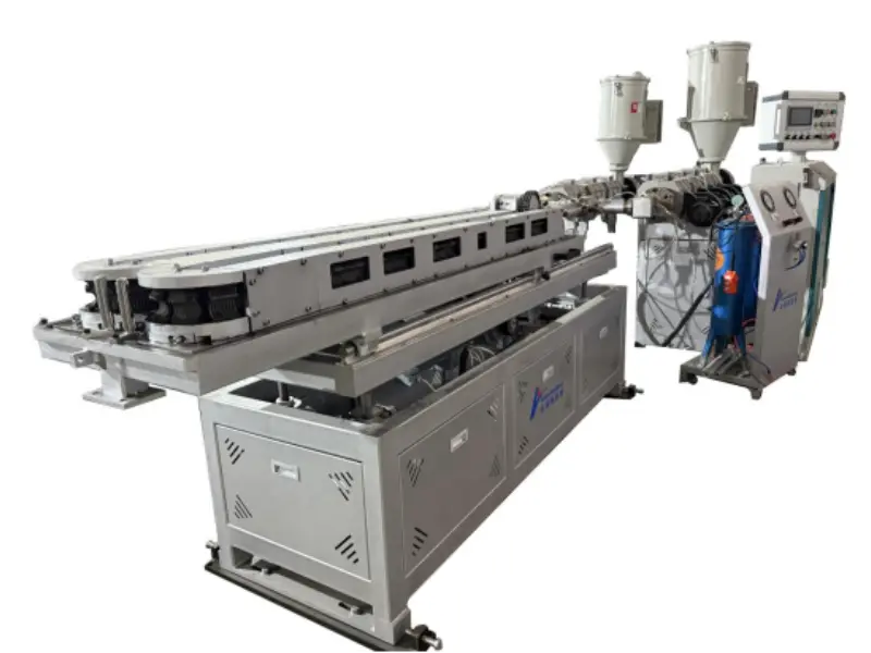 Máquina de tubo corrugado de parede simples e dupla recentemente desenvolvida - uma máquina, dois usos