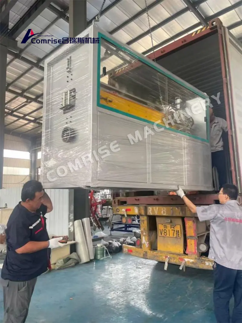 Máquina de tubos de PVC de alta eficiência chega à América do Sul