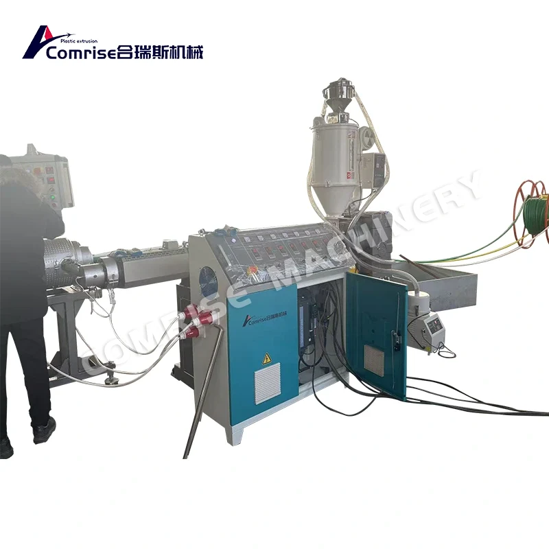 Máquina para fabricar tubos corrugados reforçados com espiral de carbono Máquina para fabricar tubos corrugados reforçados com espiral de carbono